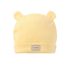 Cute Kids Hat Cap with Bibs Candy Solid Colors Beanies Cotton Born Baby Hat Bibs Toddler Infant Caps For Kids Baby