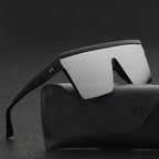 Top Luxury Modern Oversized Square Gradient Elegant Unisex Sunglasses For Men and Woman Brand Black Square Shades With UV400 Protection