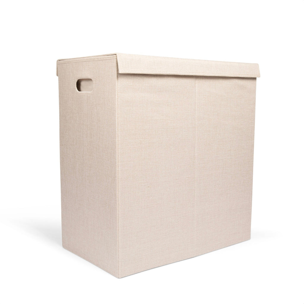 Textured Fabric Laundry Hamper