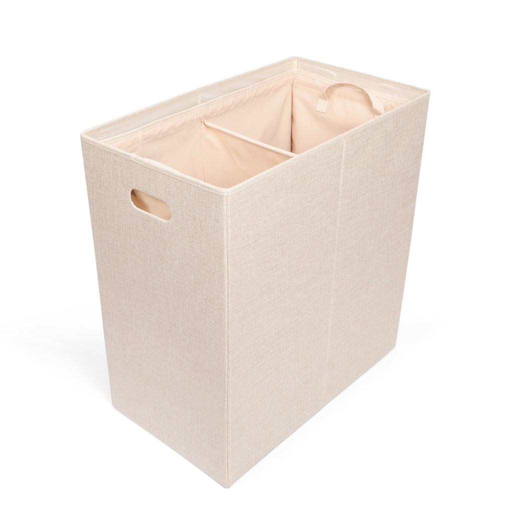 Textured Fabric Laundry Hamper