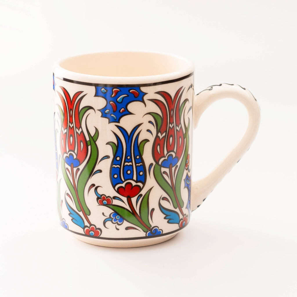 Turkish Ceramic Botanical Mugs - 9 Styles, Mix and Match