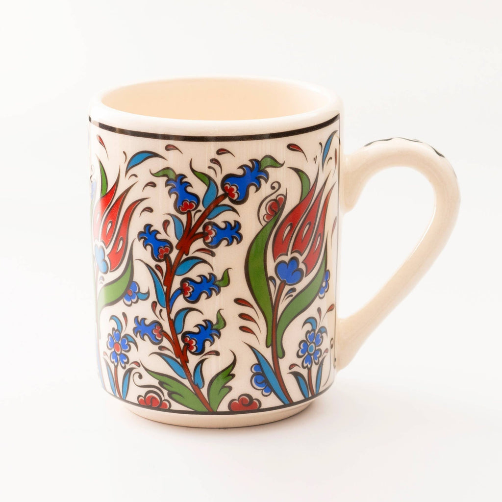 Turkish Ceramic Botanical Mugs - 9 Styles, Mix and Match