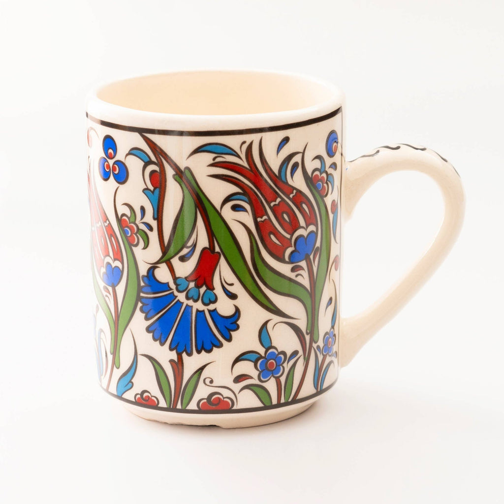 Turkish Ceramic Botanical Mugs - 9 Styles, Mix and Match