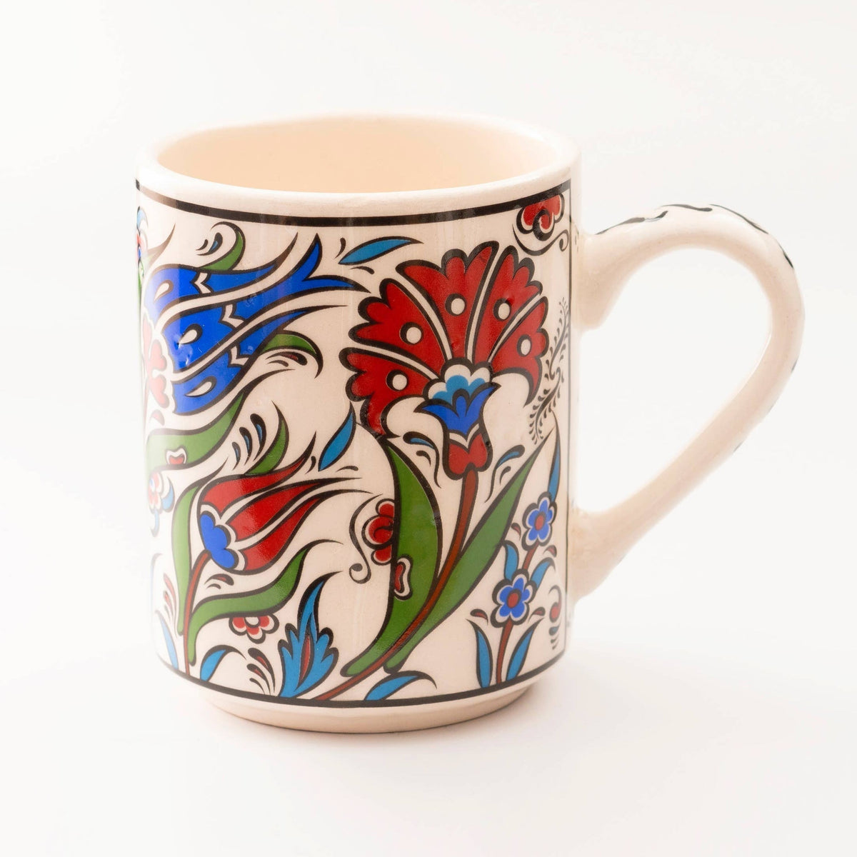 Turkish Ceramic Botanical Mugs - 9 Styles, Mix and Match