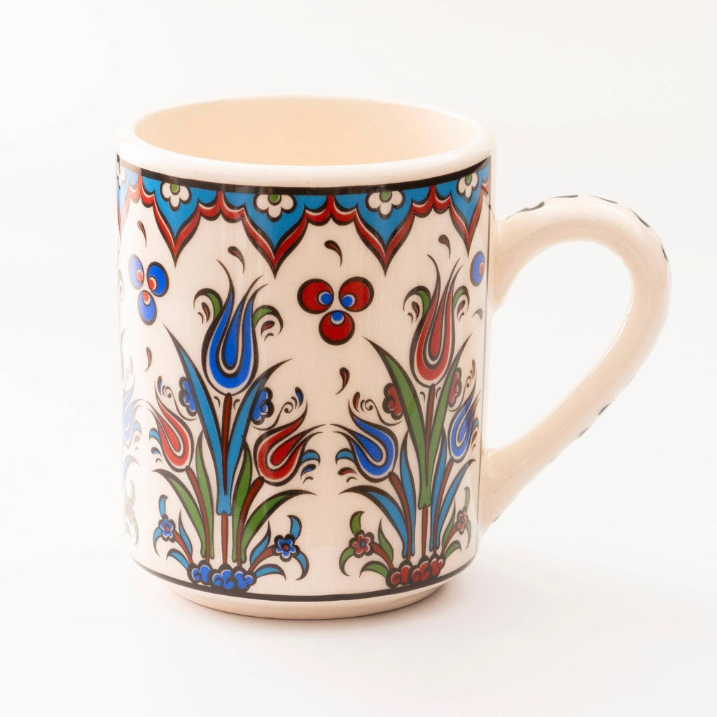 Turkish Ceramic Botanical Mugs - 9 Styles, Mix and Match