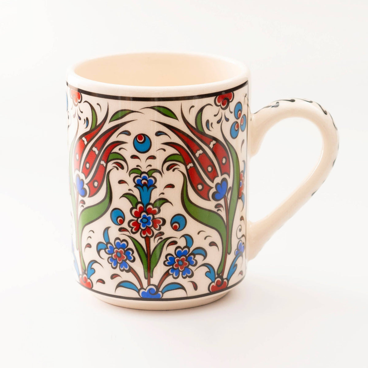 Turkish Ceramic Botanical Mugs - 9 Styles, Mix and Match