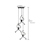 Industrial Metal Pendant Light, Creative Cartoon Ceiling Light Fixture, Indoor Hanging Lamp, Modern Minimalist Lamps for Bedrooms Loft Study Restaurant Entryway Foyer, E27 Great decoration for Bedroom and Kids Room