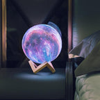 STEVVEX  New3D Print Star Moon Colorful Lamp  With Change Touch Option Home Decor Creative Gift Usb Led Night Light Galaxy Lamp Birthday Gift Lamp