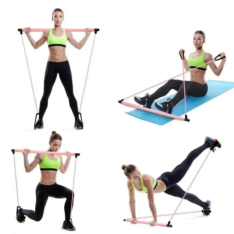 Pilates Toning Bar Resistance Bands