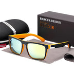 BARCUR Men's Polarized Driving Sunglasses – UV400 Protection Lightweight TR90 Frame Anti-Glare Lens Stylish Oculos de Sol Summer Sunglasses
