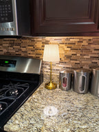Rechargeable Touch-Control Gold LED Lamp