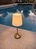 Rechargeable Touch-Control Gold LED Lamp