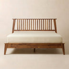 [Buy 1 Get 1] Kaylin Solid Wood Bed Frame & Nightstand