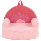 Kids Single SofaCouch with Soft Fleece Fabric Cover