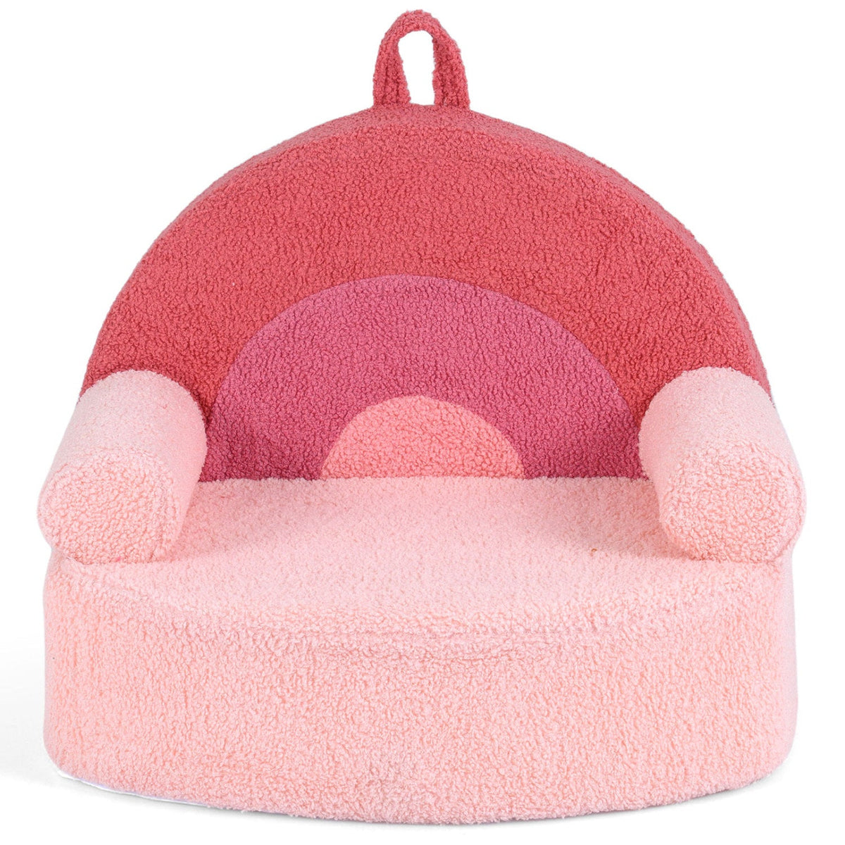 Kids Single SofaCouch with Soft Fleece Fabric Cover