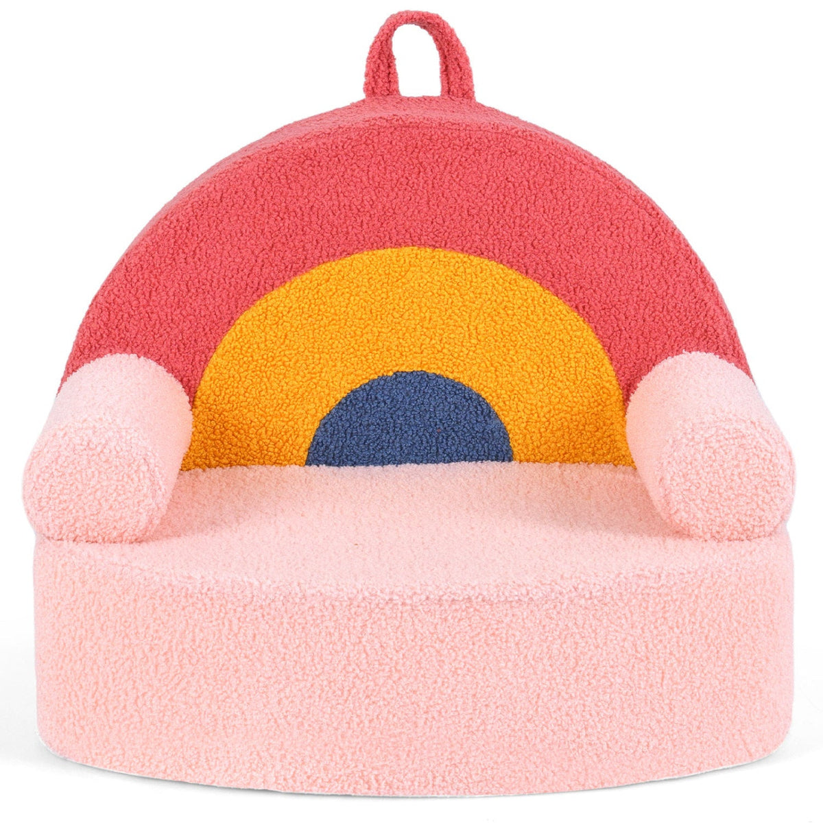 Kids Single SofaCouch with Soft Fleece Fabric Cover