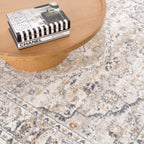 Cream Hiti Washable area rug