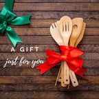 7-Pack Bamboo Kitchen Utensils Set