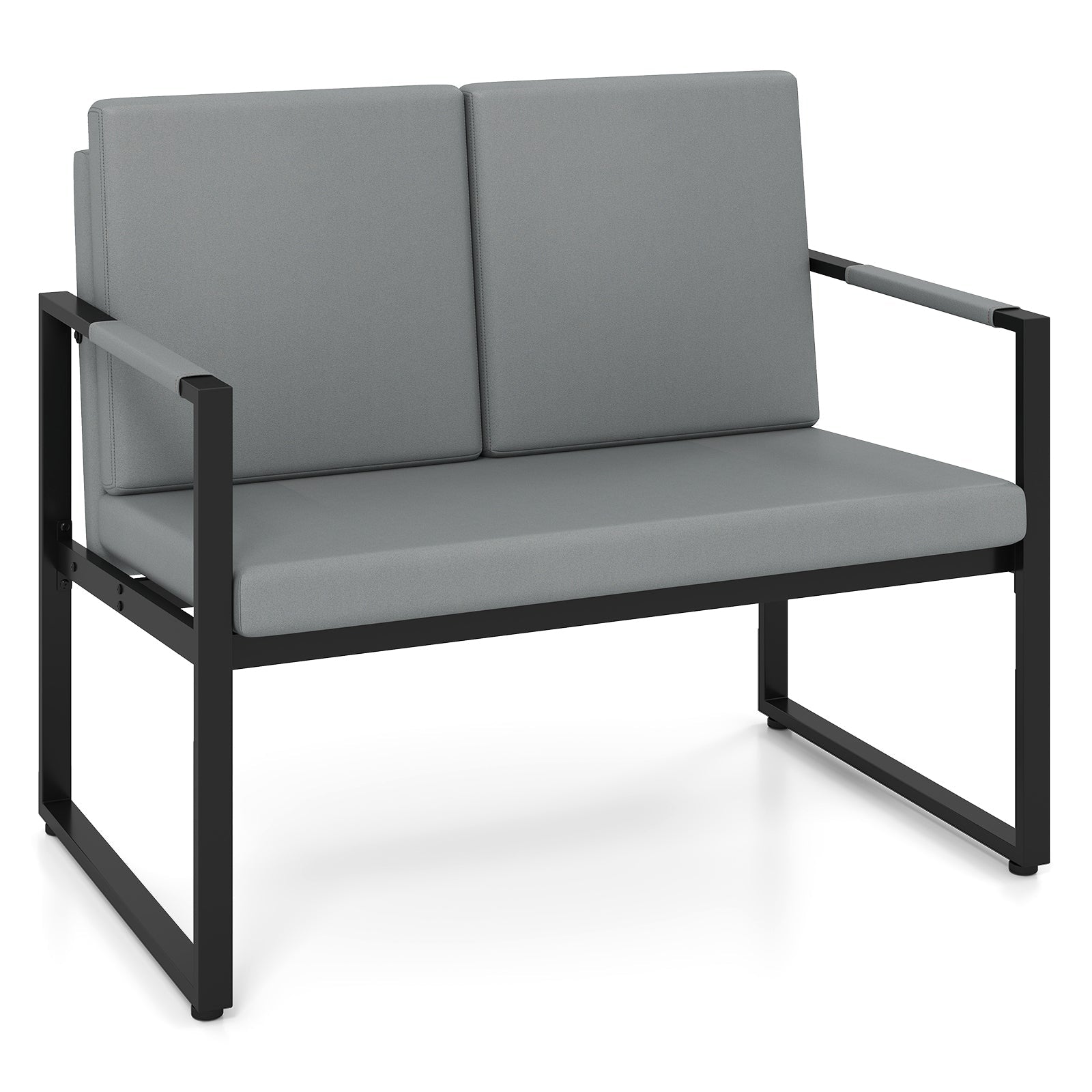 Modern Loveseat Sofa 2 Seater Small Couch