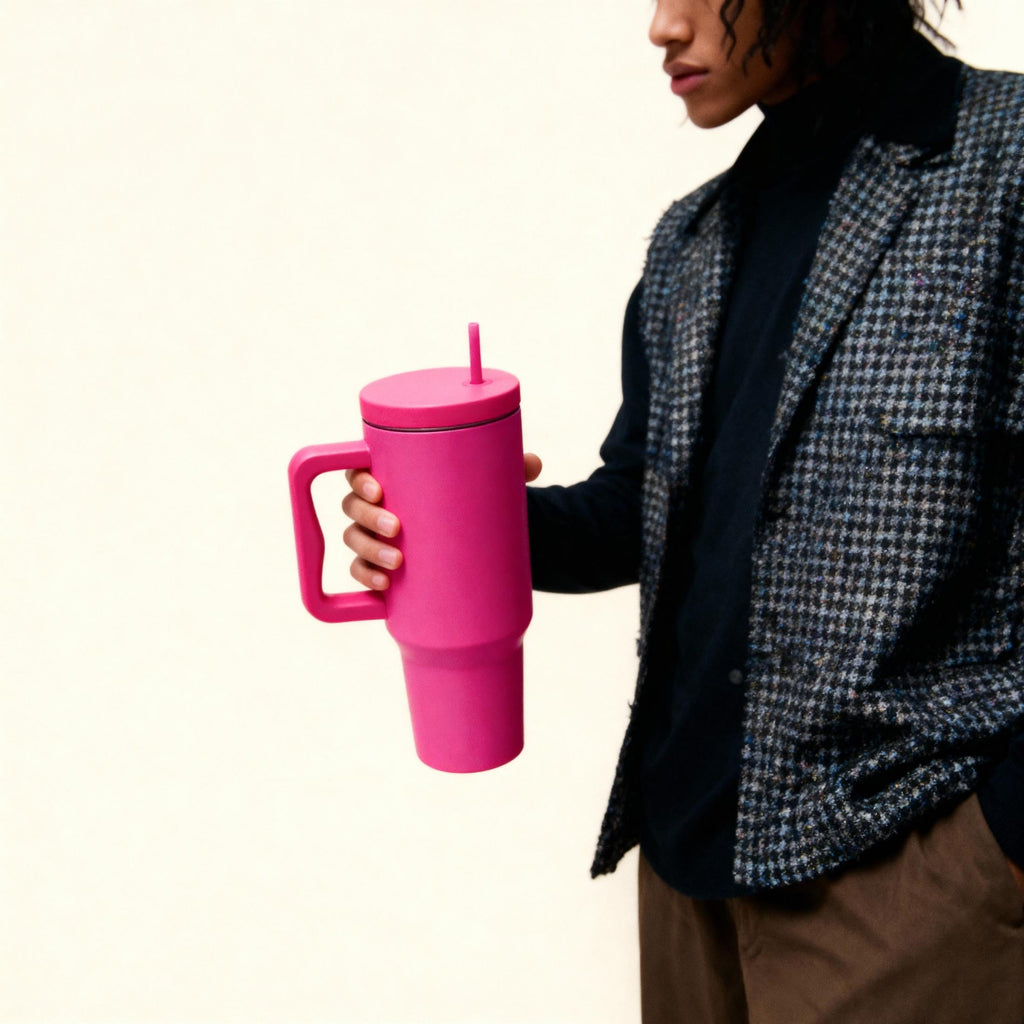 Monocolor Tumbler 40 Oz With Handle