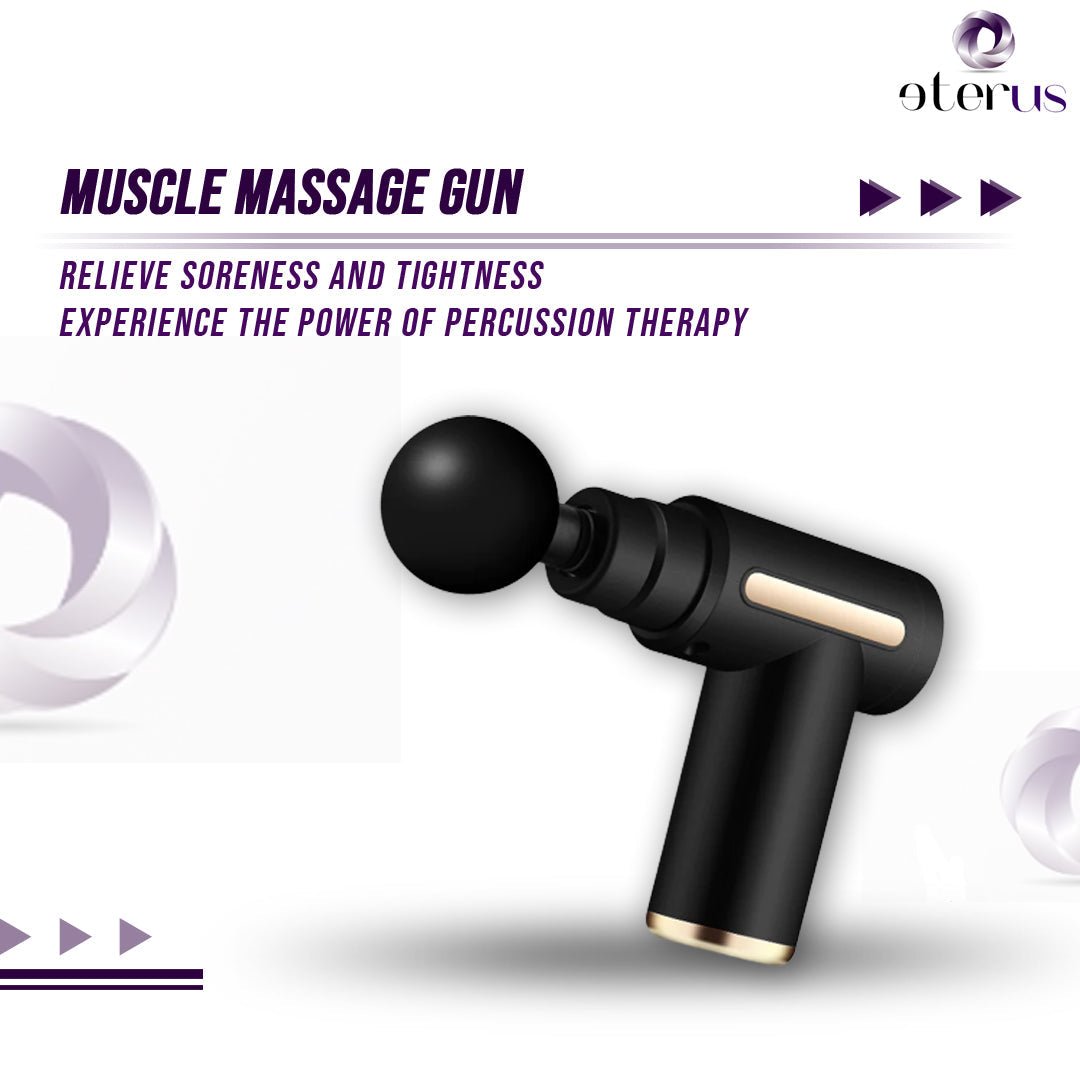 Muscle Massage Gun - Deep Tissue Percussion Massager with 6 Heads