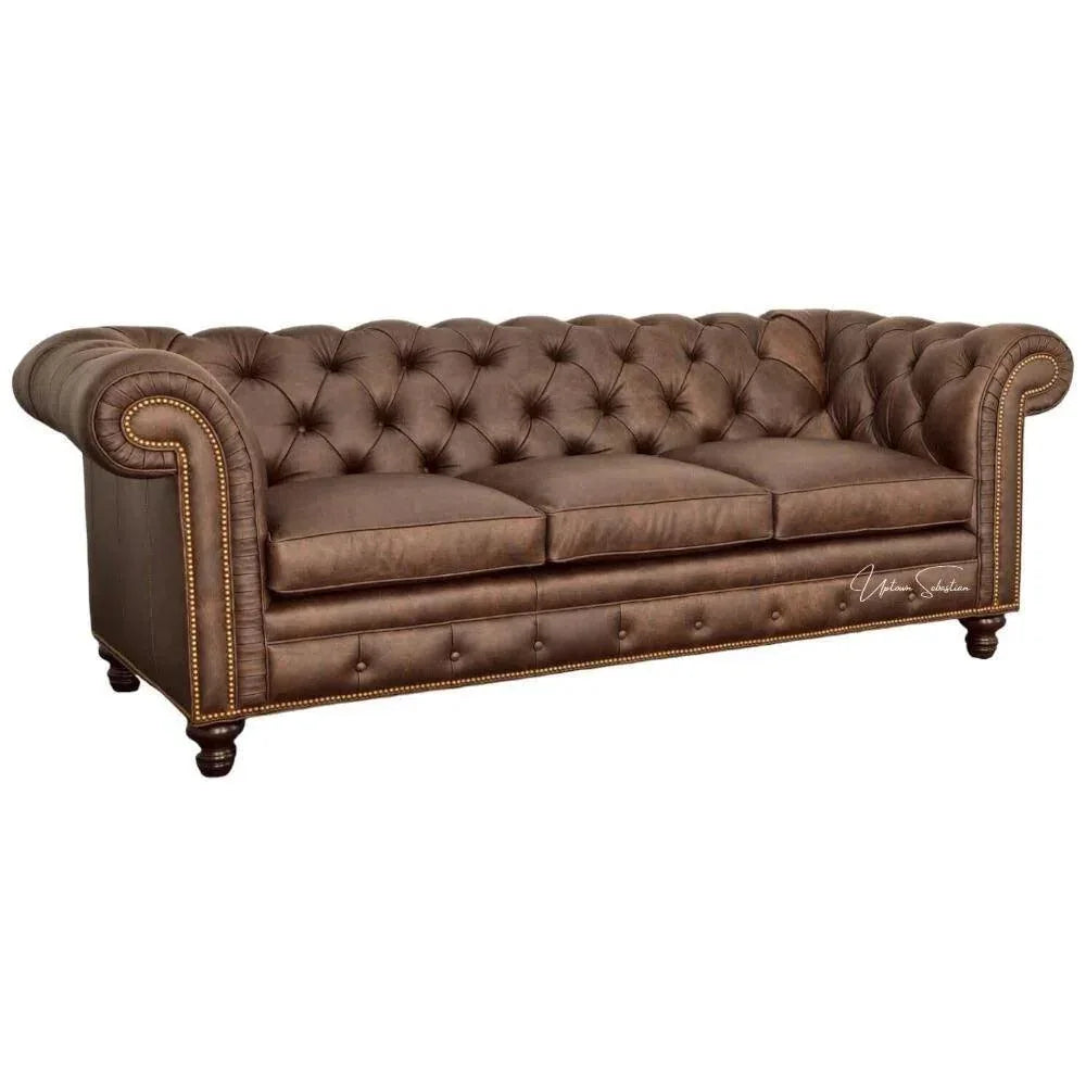 New Freedom Custom Leather Couch