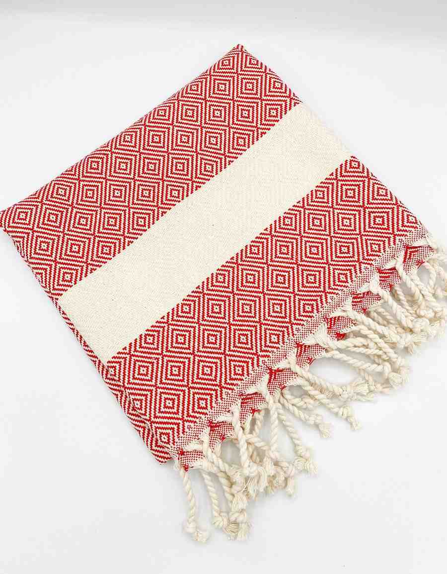 Diamond 100% Turkish Cotton Hand Towel for Bath and Kitchen