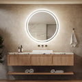 Round LED Mirror Bathroom Vanity Mirror With Dimmable Lights Various Sizes