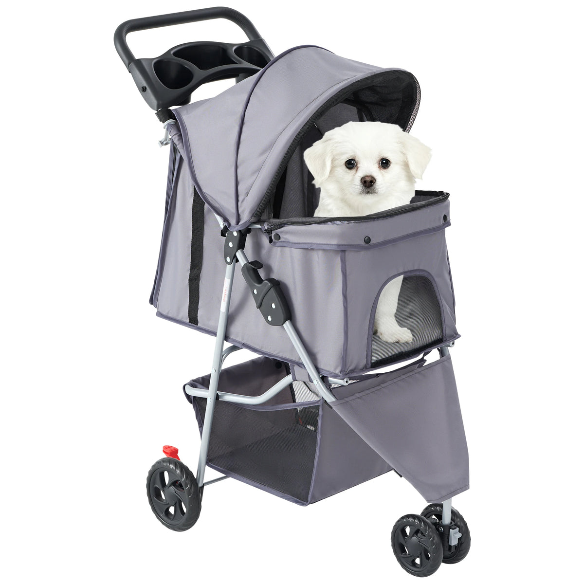 Foldable Pet Stroller For Dogs & Cats