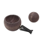 New Handmade Car Mounted Circular Diffuser Wood Aromatherapy Natural Black Walnut Solid Wood for Car Air Conditioning Vents