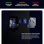 MIJIA Smart Air Purifier 4 Lite LED Display Quadruple Purification Aldehyde Removal Home Air Ionizer 35.8dB(A) Low noise
