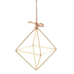 Modern Iron & Macrame Flower Hanger