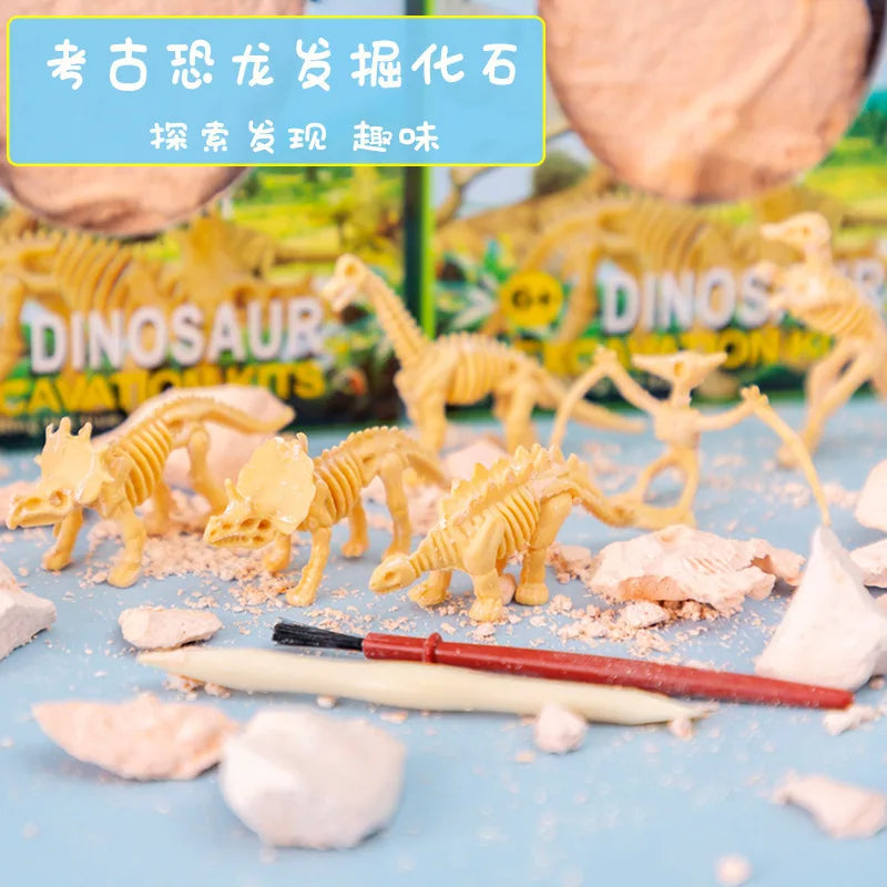 Dinosaur Fossil Excavation Kit | DIY Dig and Discover Toy