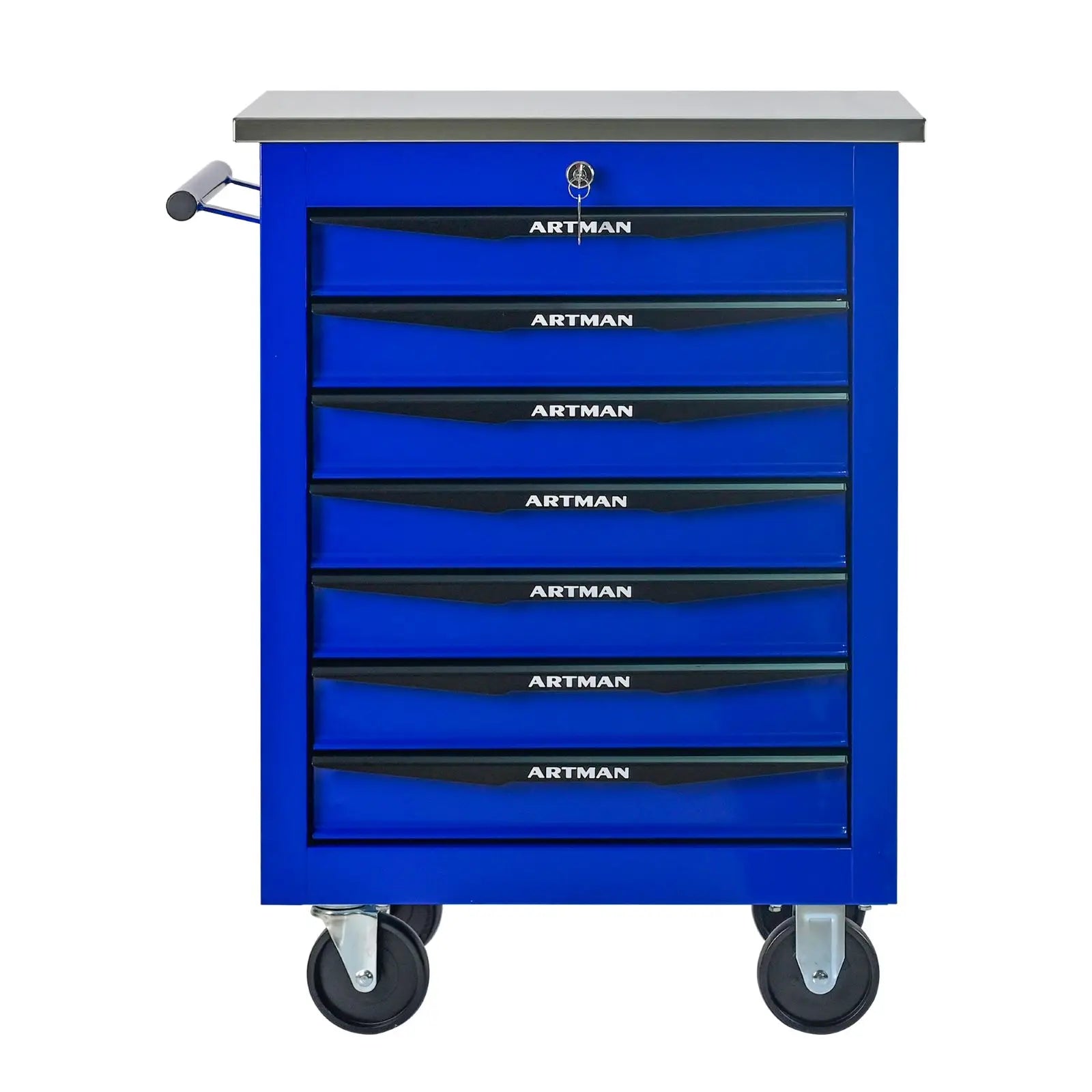 7 Drawer Rolling Tool Box Heavy-Duty Steel