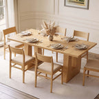 Mid Century Rectangular Dining Table, 4 Colors