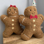 Cute Gingerbread Man Plushie Toy Or Decor/Pillow