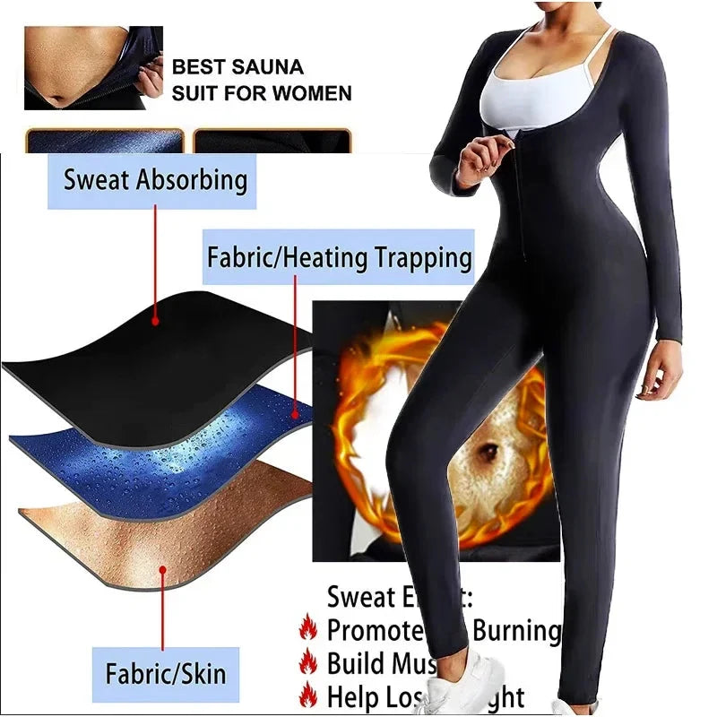 Body Shaper Sauna Jumpsuit