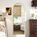 18x58" Arched Full Length Mirror With Stand