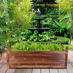 Wooden Raised Flower Bed  Vegetable Planter