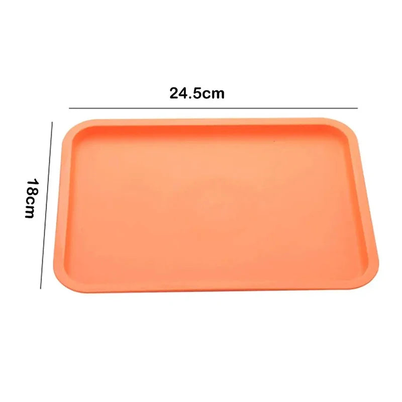 Nordic Multi-Color Rectangular Serving Tray for Food, Bread, Fruit, and Dessert
