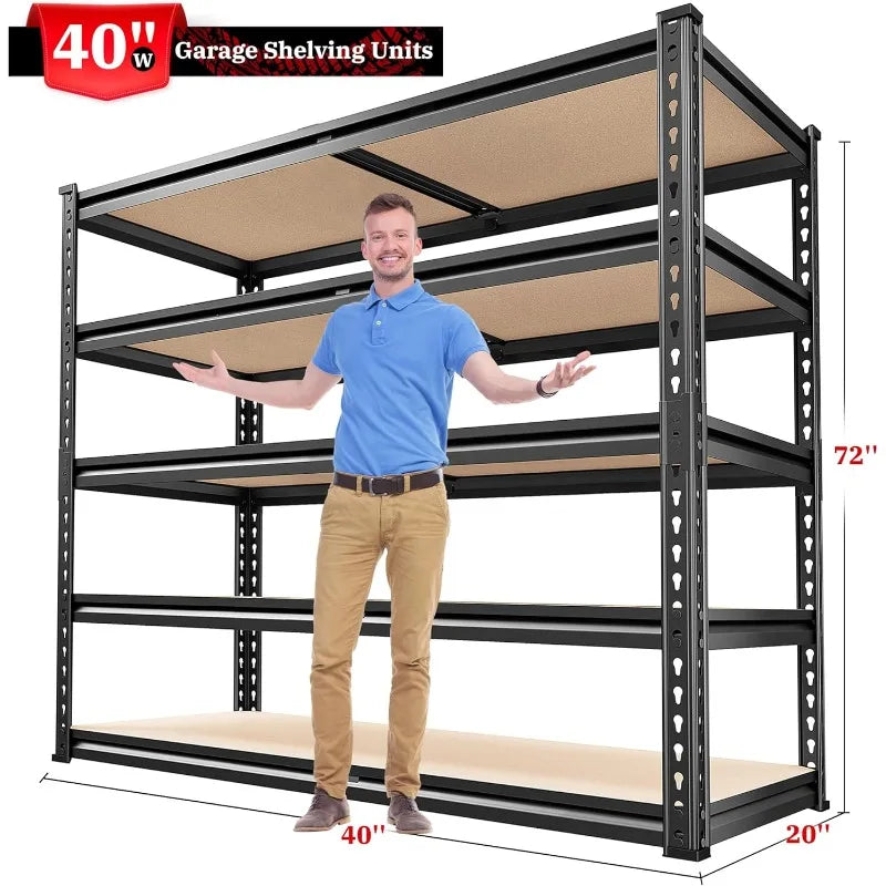 2500LBS Garage Heavy Duty Metal 5 Tier