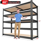 2500LBS Garage Heavy Duty Metal 5 Tier