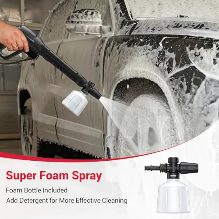 Portable Electric Pressure Washer, 2000 PSI