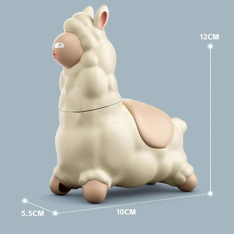 Shaking Head Alpaca Pressing Water Toy for Outdoor Games