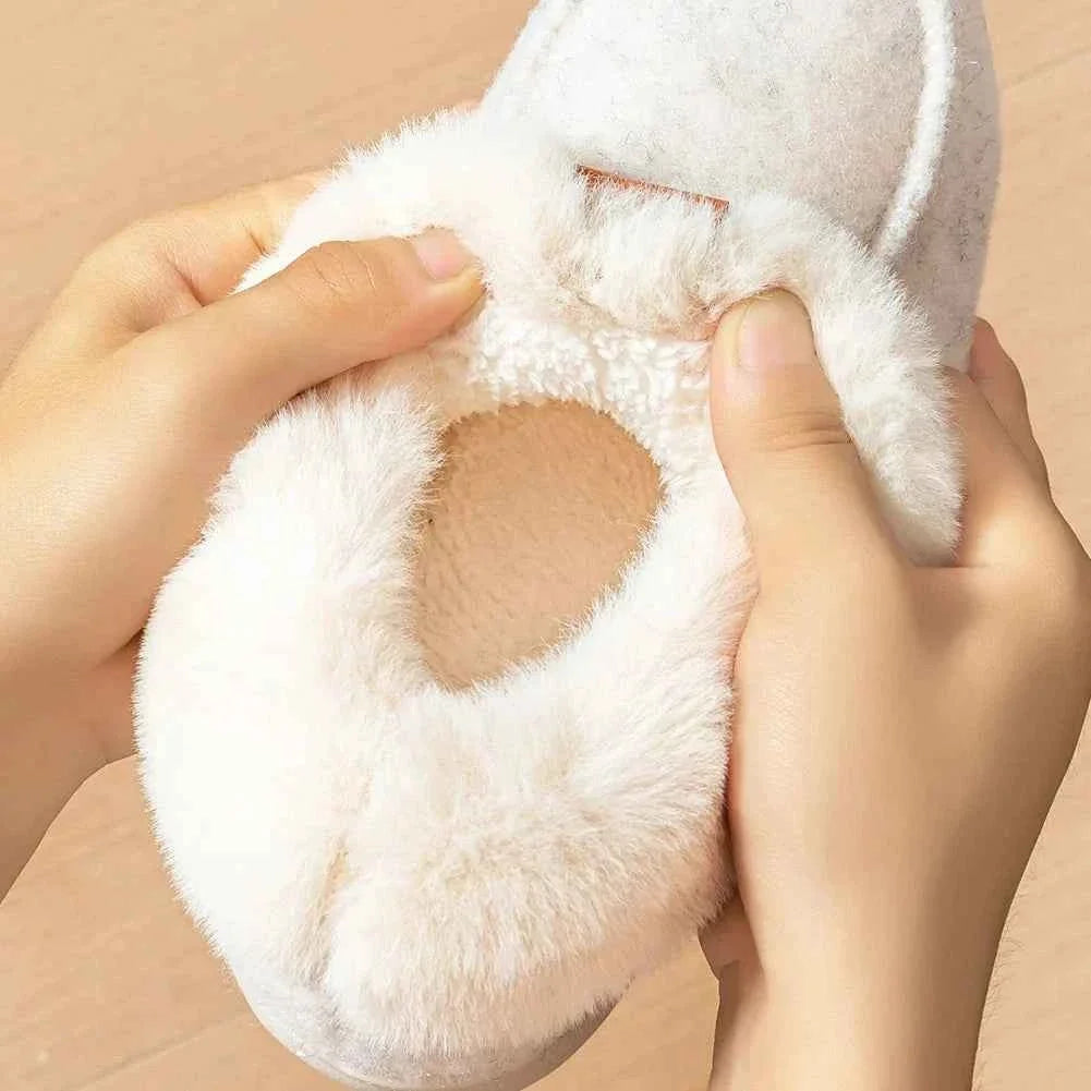 Warm Cozy Platform Wedge Memory Foam Slippers