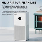 MIJIA Smart Air Purifier 4 Lite LED Display Quadruple Purification Aldehyde Removal Home Air Ionizer 35.8dB(A) Low noise