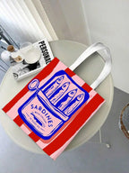 Reusable Tote Bag And Cosmetic Pouch Set