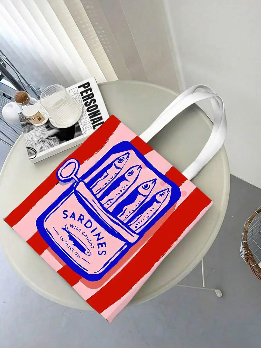 Reusable Tote Bag And Cosmetic Pouch Set