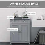 Lavatory/Pantry Storage Cabinet With Shelves/Drawers