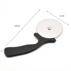 Stainless Steel Pizza Cutter Wheel | Kitchen Pastry Roller Scissor